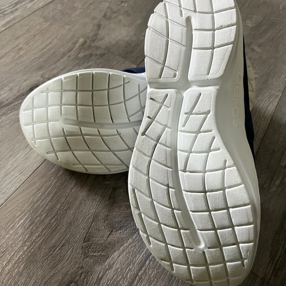 OOFOS Oomg Low Mesh White / Navy ~ US Women’s 9 - Picture 4 of 8